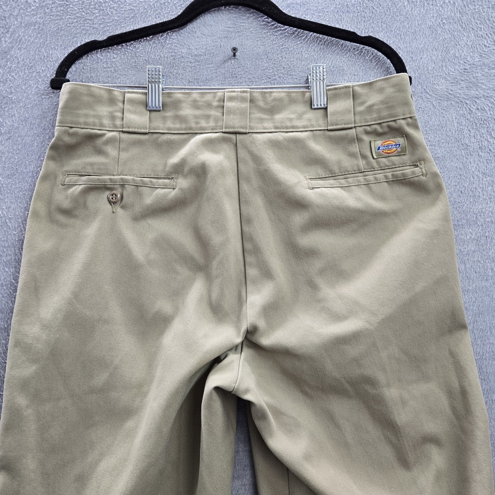 Dickies Men Pants 33X32 Brown Chino Work Pants Gorpcore 30" Inseam - Picture 10 of 11
